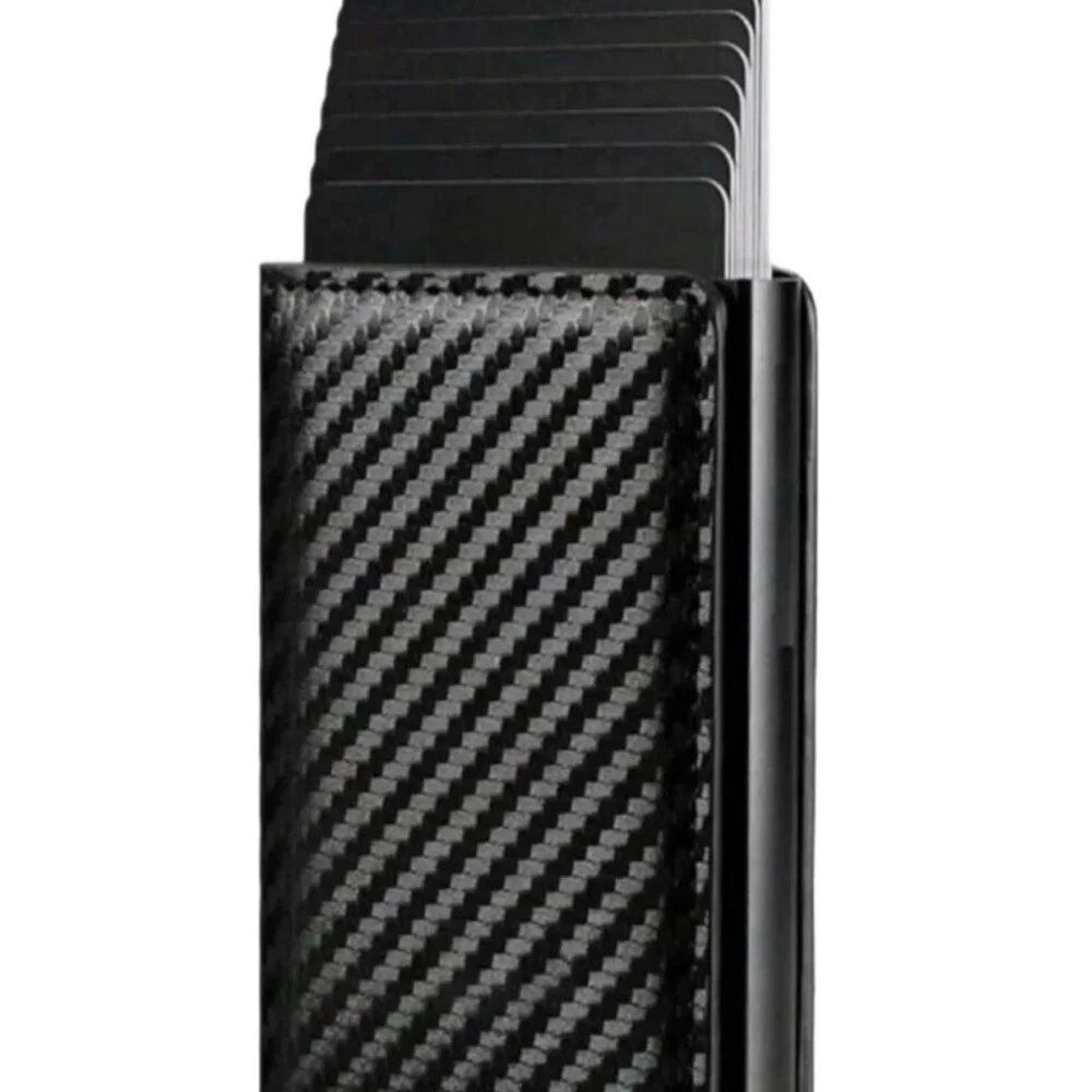 Black Carbon Fiber Wallet